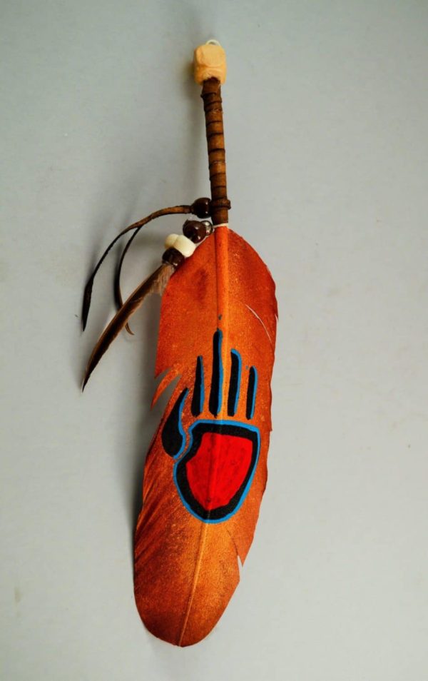 Painted Feather Bear Paw