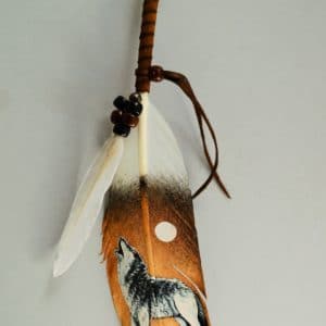 Painted Feather Wolf