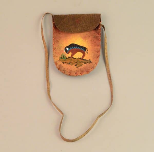 Leather Medicine Bag Buffalo