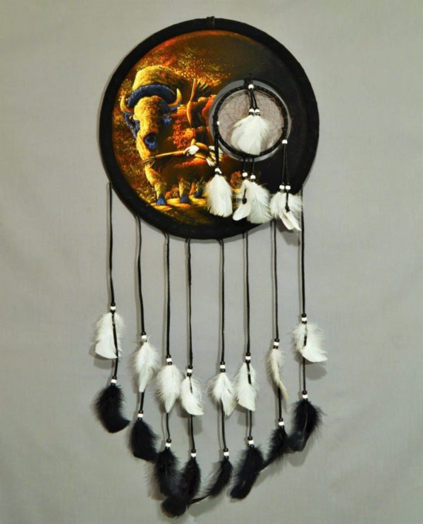 Velvet Dream Catcher Shield Buffalo Eagle