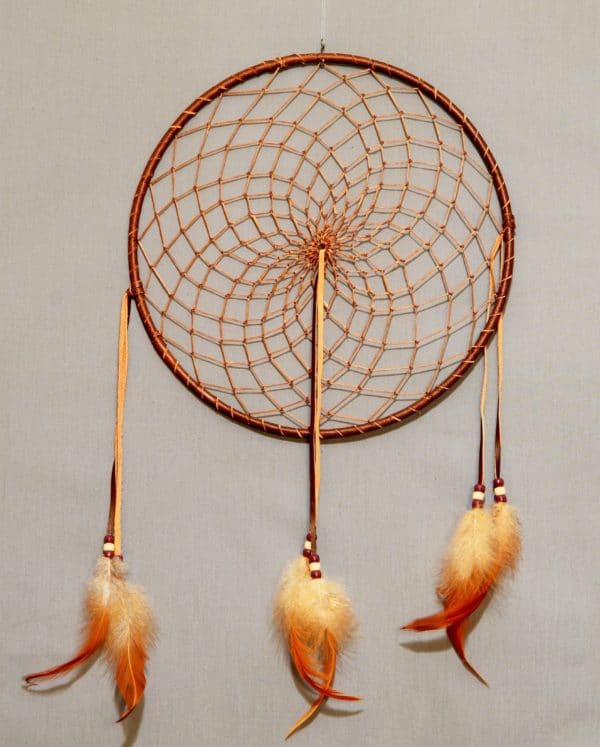 5 inch Leather Dream Catcher