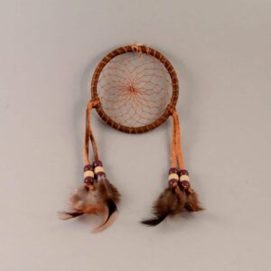 3 inch Leather Dream Catcher