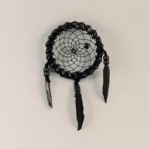 Small New Beads Dream Catcher Black