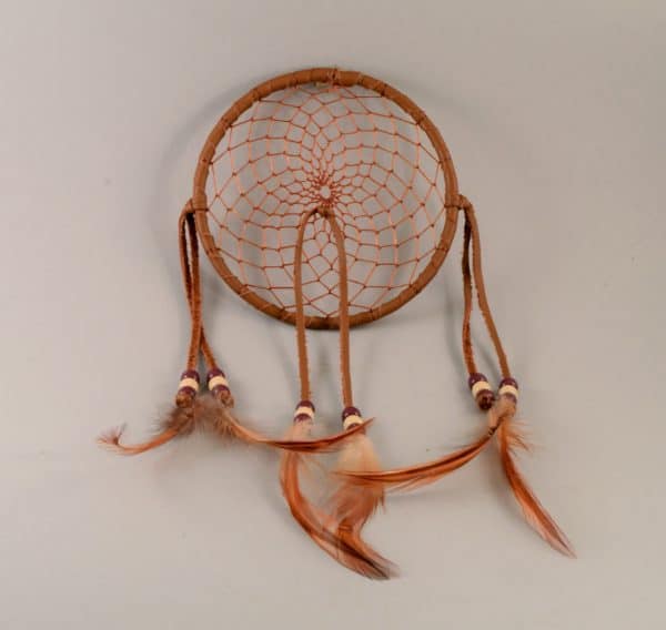 6 inch Leather Dream Catcher