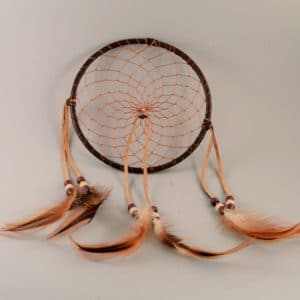 12 inch Leather Dream Catcher