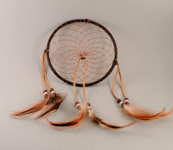 12 inch Leather Dream Catcher