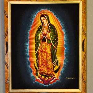 Velvet Painting Guadalupe with frame