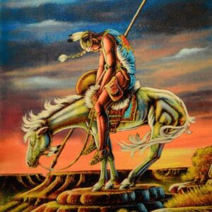 Oil Painting End of Trail