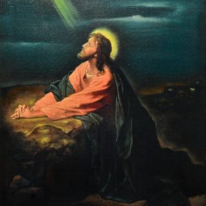 Oil Painting Jesus Praying