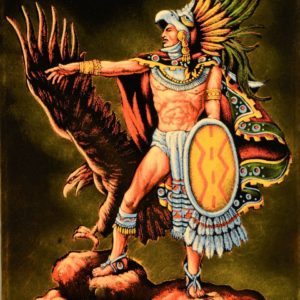Velvet Painting Aztec God