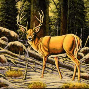 Velvet Painting Deer