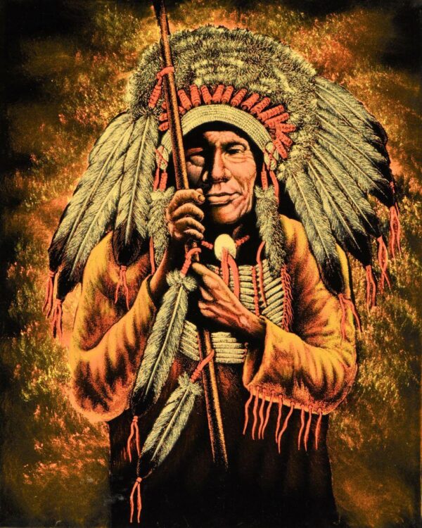 Velvet-Painting-Native-American-Headdress