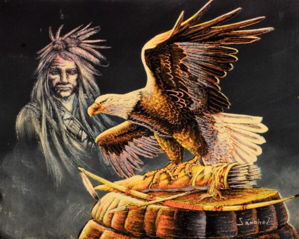Velvet-Painting-Eagle-and-Arrows