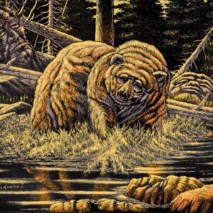Velvet-Painting-Bear-in-Water