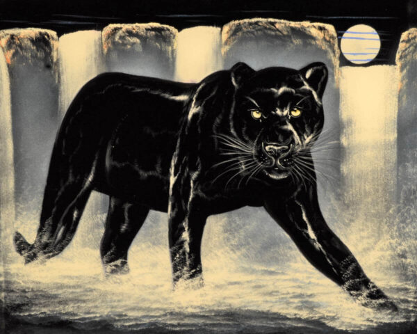 Velvet-Painting-Howling-Cave-Wolves