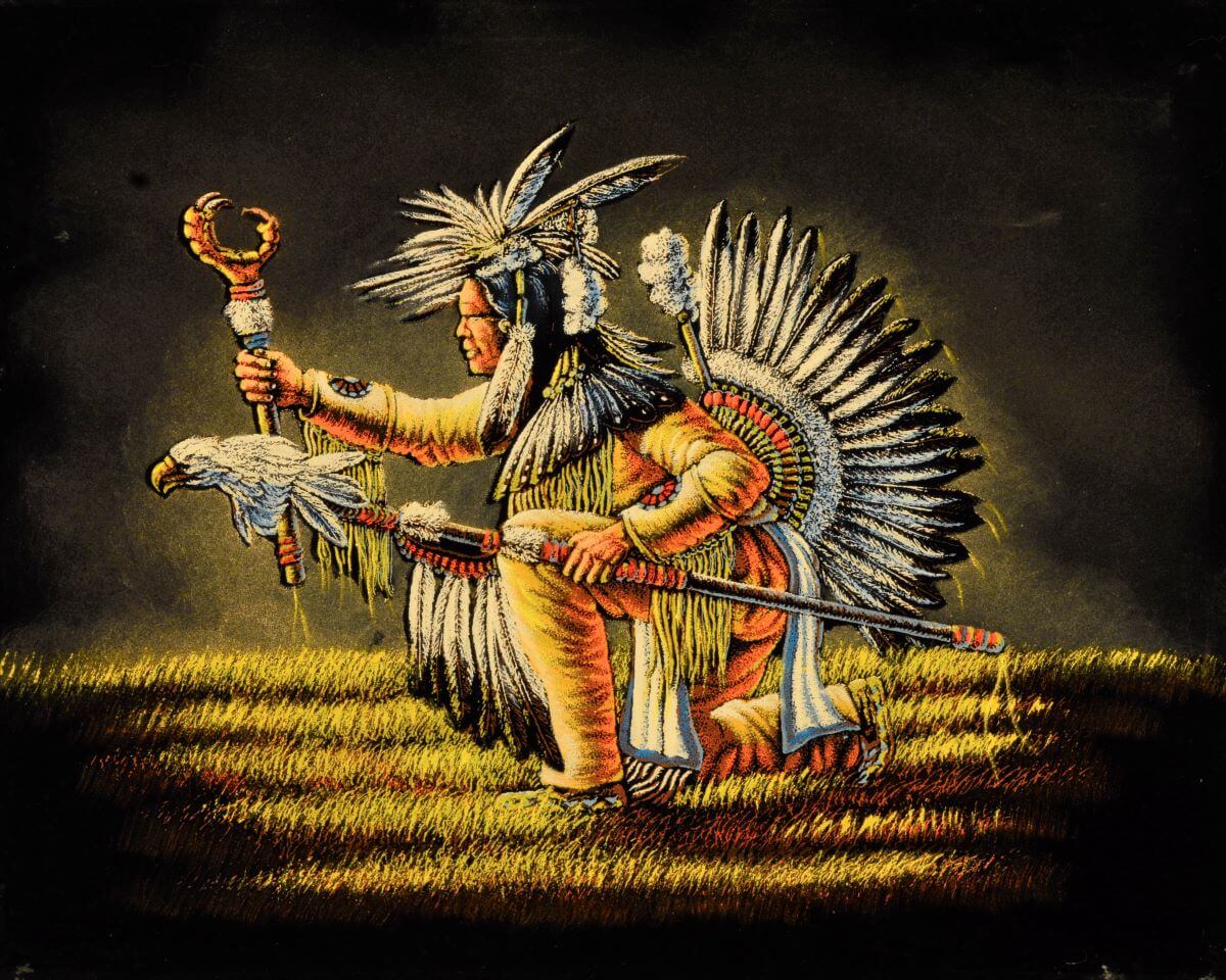 Velvet-Painting-Shaman