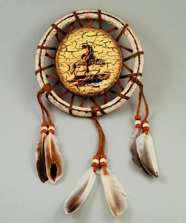 Hand Painted 6 inch Shield - End of Trail