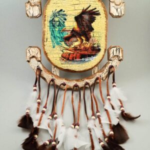Eagle with Native American Symbols