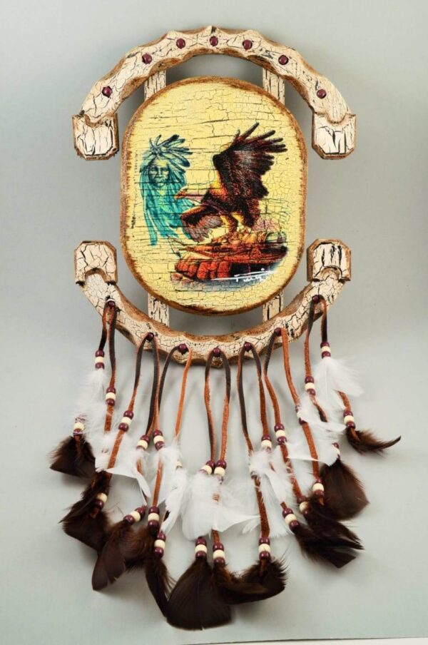 Eagle with Native American Symbols