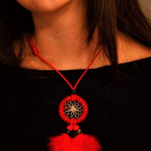 1-inch Dream Catcher Necklace