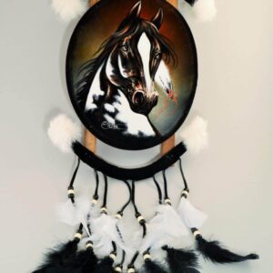 Hand Painted Mandala Horse