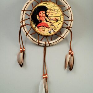 Hand Painted 9 inch Shield - Native American and Horse