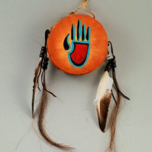 Painted Drum - Bear Paw