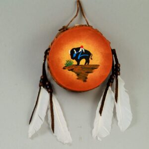 Painted Drum - Bison