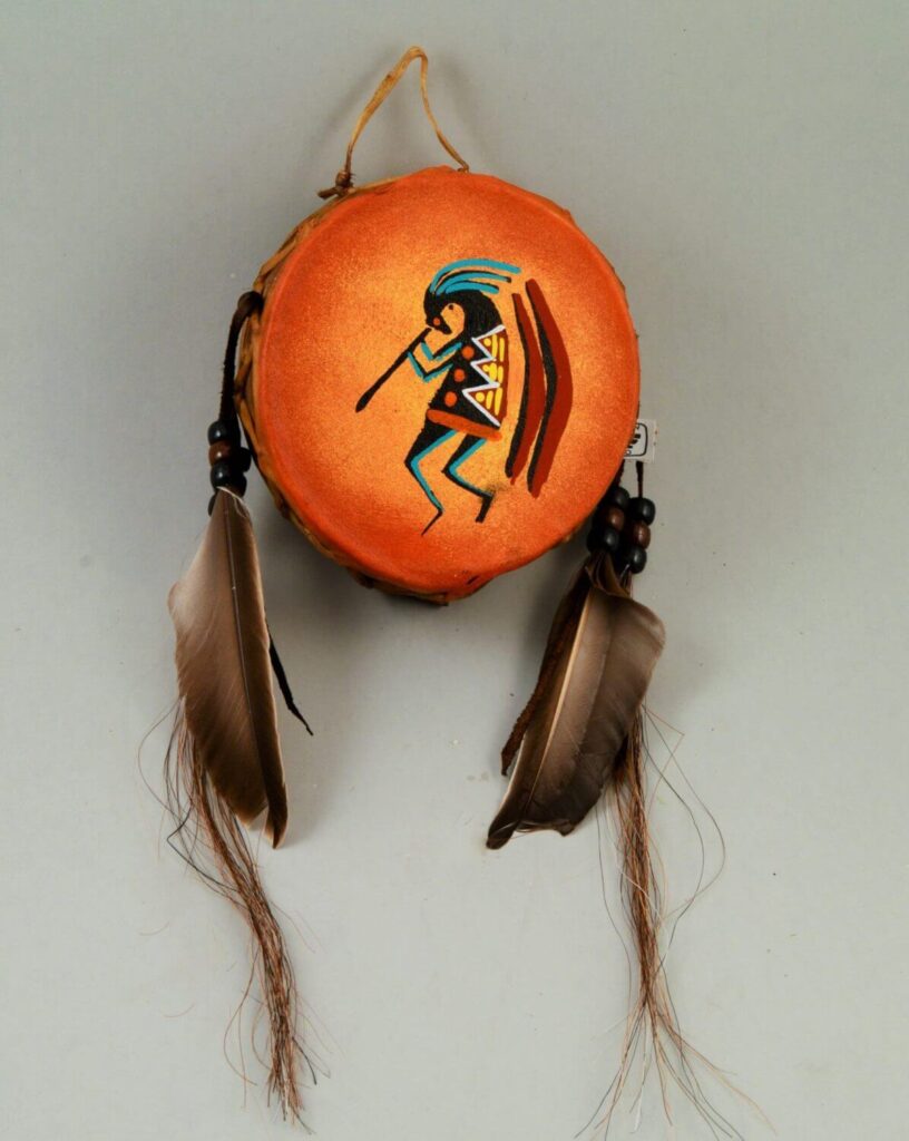 Painted Drum - Kokopelli