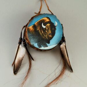 Painted Drum - Bison